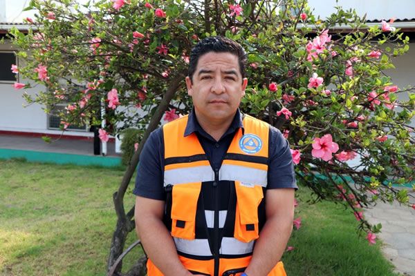 Daniel Torres, , jefe de la unidad de Gestión de riesgos de Desastres de la municipalidad Quintero